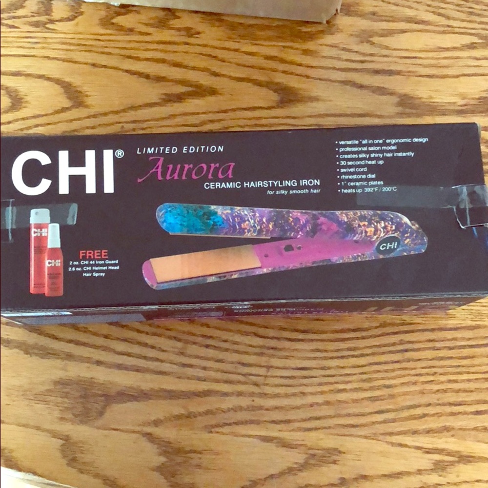 Chi aurora limited addition ceramic flat iron